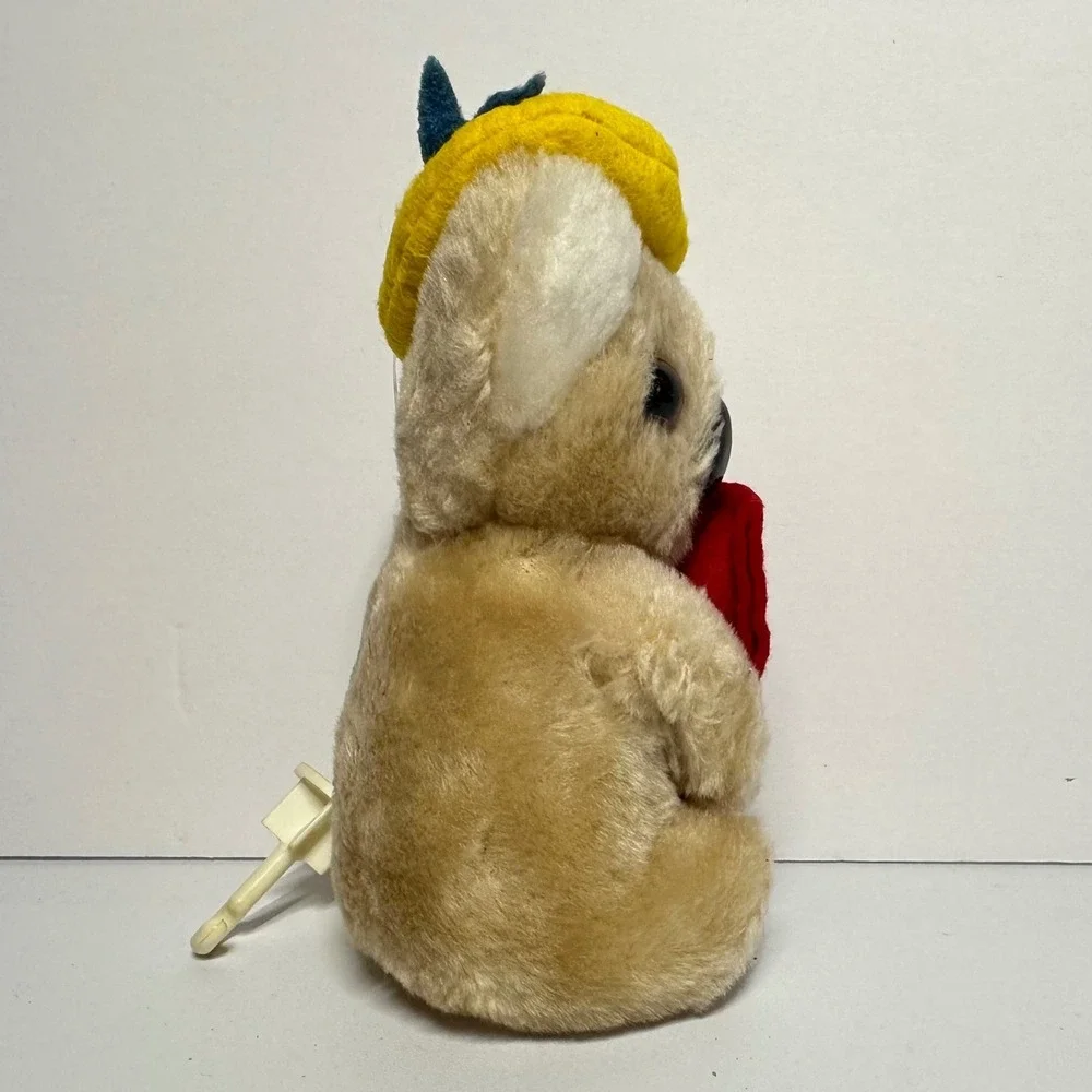 Vintage Crib Hanger Bear Judi's Originals Korea Plush Baby Nursery Decor I Wuv U
